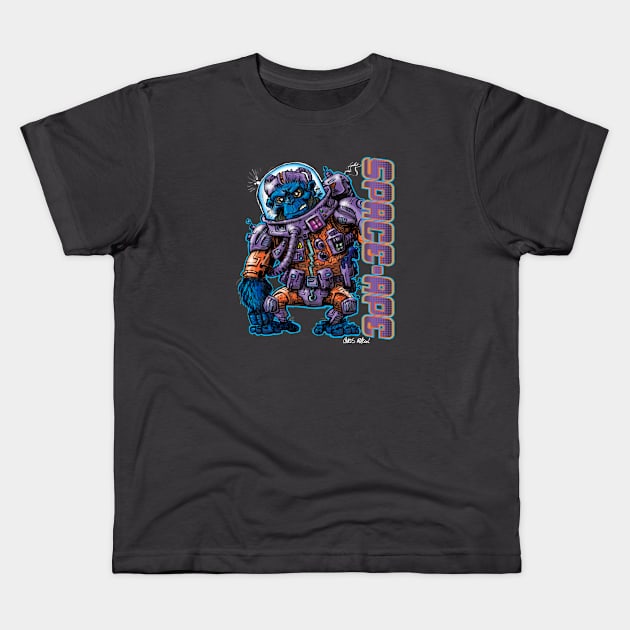 Space-Ape Kids T-Shirt by CMProds